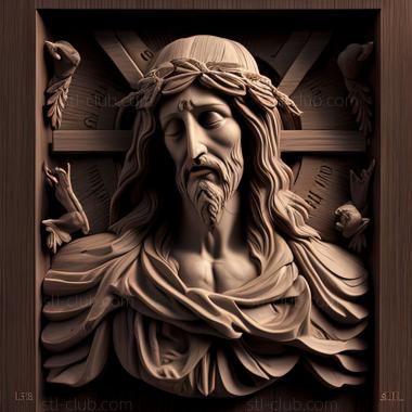 3D model st jesus (STL)